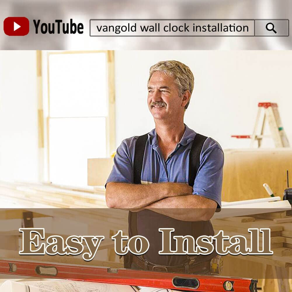 3D Frameless Large Wall Clock - Stylish DIY Home Decor for Living Room, Bedroom, and Office