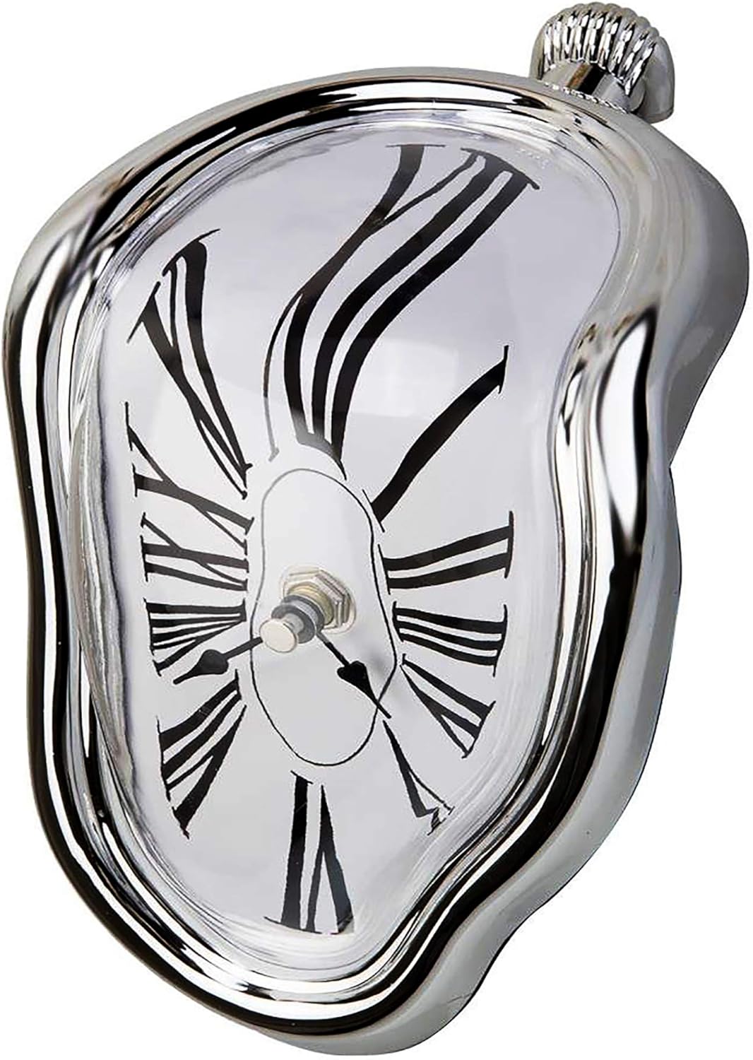 Surreal Dali Melting Clock - Unique Decorative Desk Clock for Home & Office - Perfect Gift Idea!