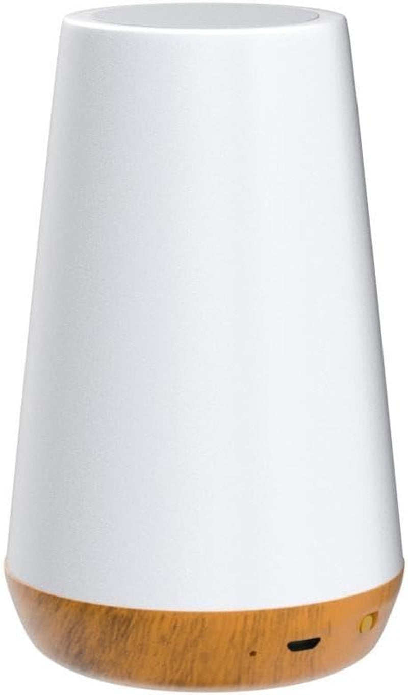 Dimmable Touch Night Light - Portable Bedside Lamp with 5 Brightness Levels & 13 RGB Colors for Nursery, Bedroom & Bathroom