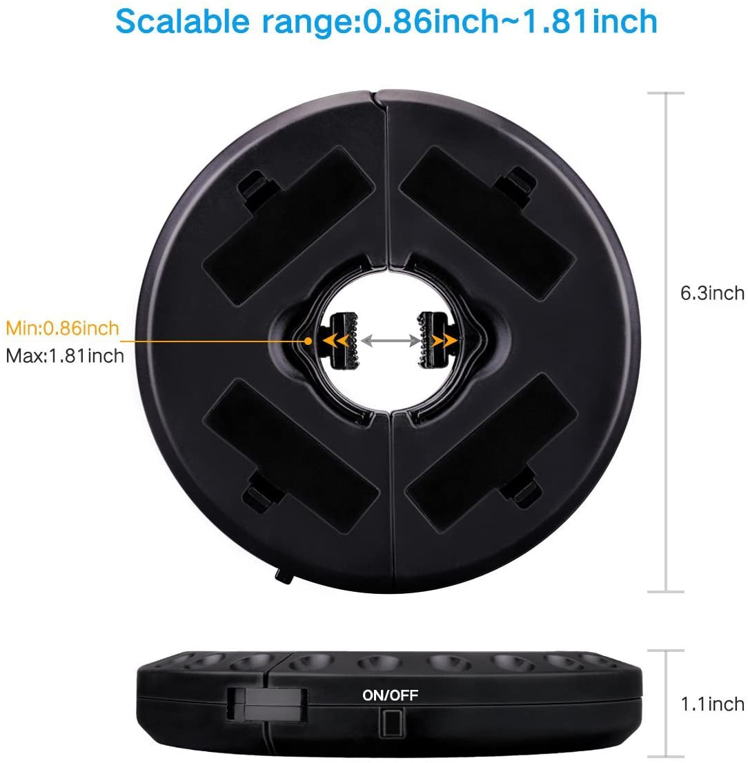 Cordless Patio Umbrella Light with 28 LED Lights - 3 Brightness Modes, Battery Operated for Outdoor and Indoor Use