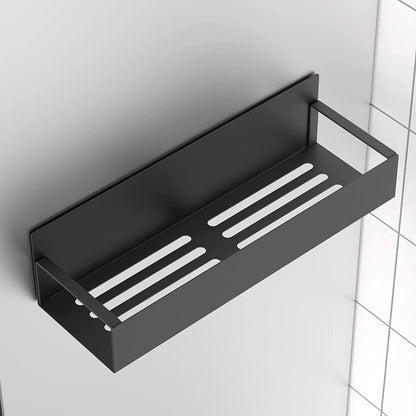 Magnetic Spice Rack Organizer Set - 4 Pack Black Storage for Refrigerator and Oven