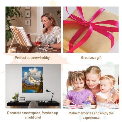 Paint by Number Kit for Adults - Easy DIY Acrylic Painting for Beginners, Perfect Gift for Home Wall Decor (16”W X 20”L)