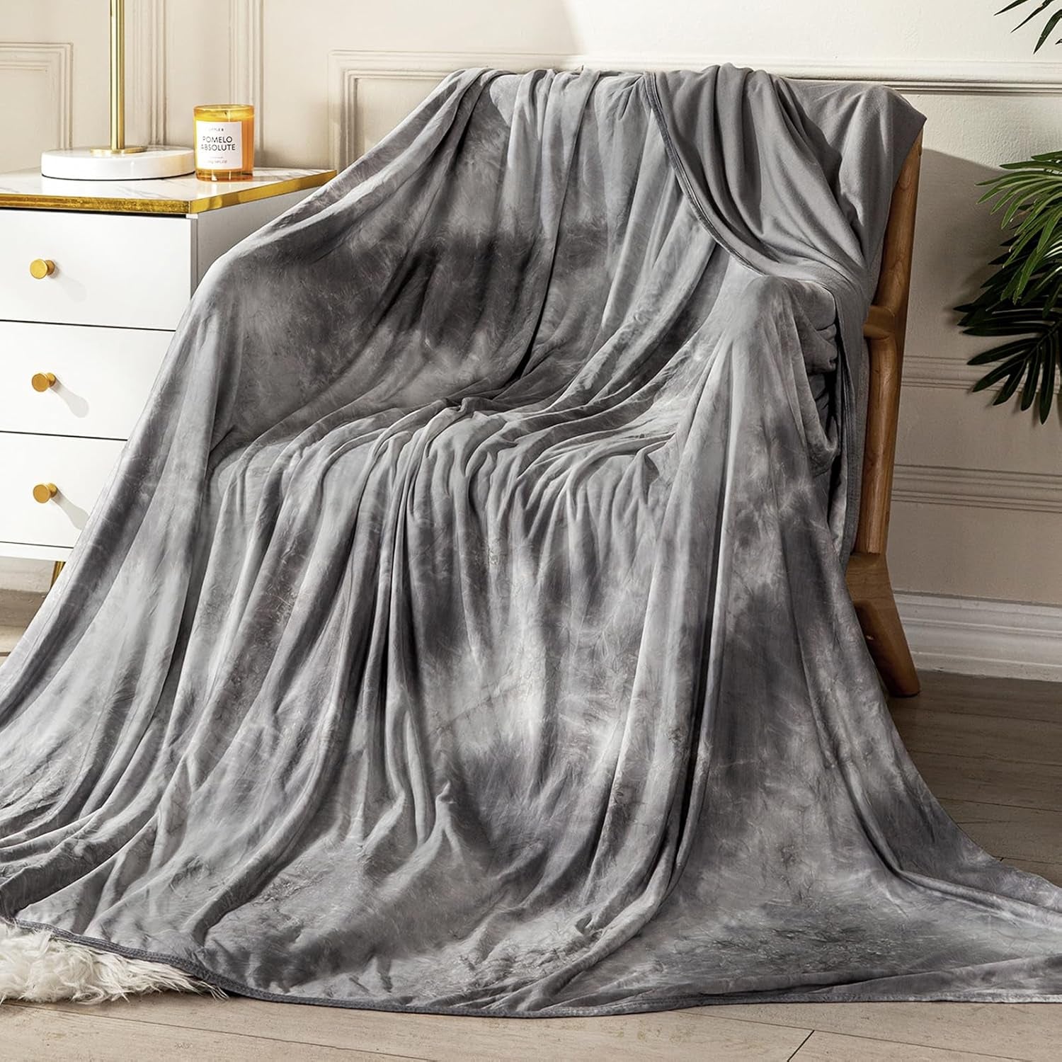Tie Dye Cooling Throw Blanket - Stay Cool & Comfortable All Night, Perfect for Hot Sleepers (50"X70")